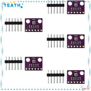 Teath โมดูลเซนเซอร์วัดความดันอากาศ ความแม่นยําสูง GY-BMP280-3.3 300-1100hPa 2.54 มม. 5 ชิ้น