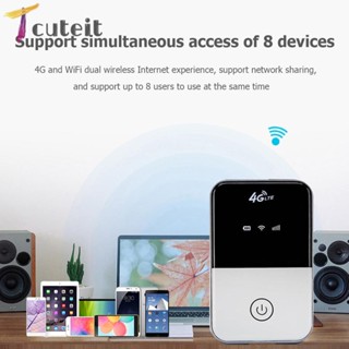 Tcuteit เราเตอร์ Wifi ไร้สาย 4G Lte สําหรับรถยนต์