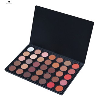 Lameila 35-color Pearlescent Matt Eyeshadow สีส้ม Earth Color Eyeshadow Tray TECH3