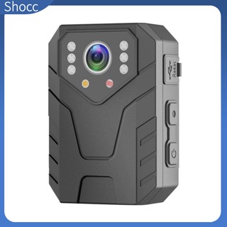 Shocc บอดี้กล้อง 360°กล้องบอดี้แคม 1080P HD หมุนได้ พร้อมคลิปหนีบ แบตเตอรี่ 1800mAh มองเห็นกลางคืน สําหรับเดินทาง