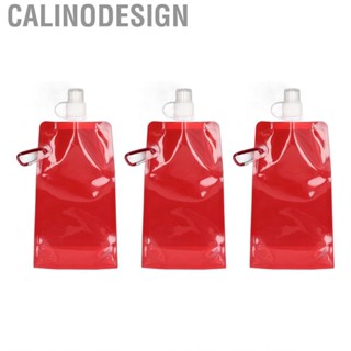 Calinodesign Folding Water Bag  Revolving Lid Container 3PCS for Camping