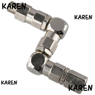 Karen ข้อต่อปั๊มสเปรย์ สเตนเลส 1/4 Z-Type 1/4 นิ้ว (M) x 1/4 นิ้ว(F)