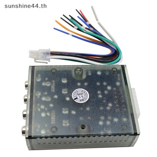 Foursun ตัวแปลงสัญญาณเสียงสเตอริโอ 12V 4 ช่อง เป็นต่ํา สําหรับรถยนต์ TH