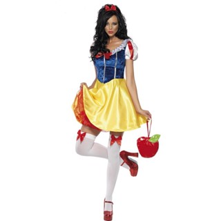 [0627] Cosplay Gift  Halloween  New  Animation  Comic Plus Size Game Uniform Foreign Trade Womens Clothing Sexy Snow White Dress XLM9