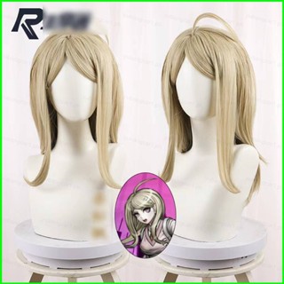 วิกผมคอสเพลย์ อนิเมะ Akamatsu Kaede Anime Danganronpa Woman Blond Long Hair Heat Resistant Halloween Party Unisx