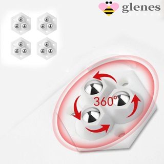 Glenes ล้อสากล 360 องศา 4 ชิ้น° ลูกรอกหมุนได้ 3 เม็ด ขนาดเล็ก เคลื่อนย้ายได้ สําหรับครัวเรือน