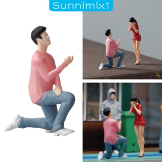 [Sunnimix1] โมเดลฟิกเกอร์ฉาก 1:64 อุปกรณ์เสริม สําหรับตกแต่งโต๊ะรถไฟ