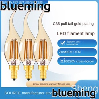 Blueming2 หลอดไฟ LED E14 2700K 4W สีเหลืองอบอุ่น สําหรับตกแต่งบ้าน