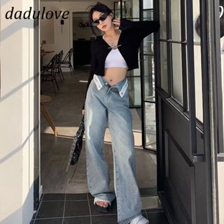 DaDulove💕 New American Ins High Street Retro Jeans Niche High Waist Loose Wide Leg Pants plus Size Trousers