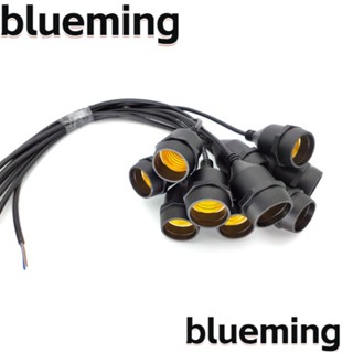 Blueming2 E27 ฐานโคมไฟ PVC IP67 กันน้ํา 20-200 ซม. สีดํา