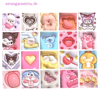 Strongaroetrtu สติกเกอร์ ลายอนิเมะ Kuromi My Melody 3D สําหรับติดตกแต่งแล็ปท็อป 100 ชิ้น