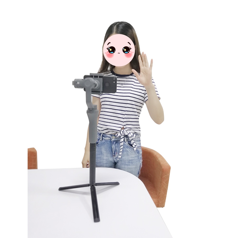 ขาตั้งกล้องสามขา สําหรับ DJI pocket 3/pocket 2/Action 4/Osmo Mobile 6/ 4 5 Feiyu Vemble Zhiyun Insta360 ONE X2 X3