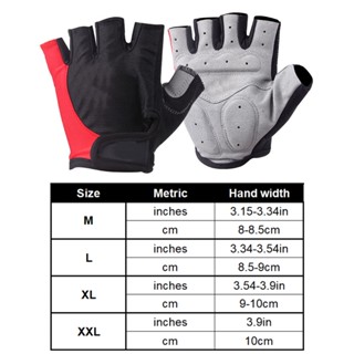 1pair Light Weight Motorcycle For Men Anti Slip Outdoor Sports Cycling Accessories Shock Proof Bicycle Half Finger Glove