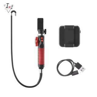 กล้องจุลทรรศน์ตรวจสอบ Endoscope 2MP 1080P WIFI USB 2 ทาง หมุนได้ 180 องศา สีดํา สําหรับรถยนต์