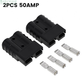 【Big Discounts】Efficient 120AMP For Anderson Plug Terminal for Forklift Battery Power Pack of 2#BBHOOD