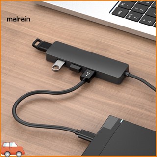 [Ma] ฮับ Usb 3.0 4 พอร์ต แบบบางพิเศษ ติดตั้งง่าย และรวดเร็ว สําหรับแล็ปท็อป