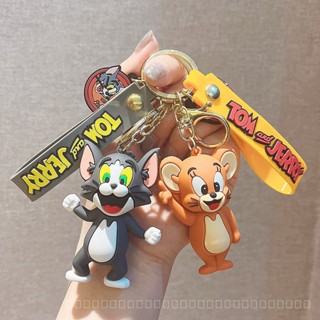 0911YWJJ Cat Mouse Cute Cartoon Doll Key Chain Car Couple Key Pendants Cartoon Backpack Hanging Ornament Keychain KTN7