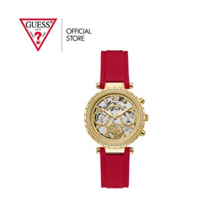 GUESS นาฬิกาข้อมือผู้หญิง รุ่น SOLSTICE GW0484L1 สีแดง