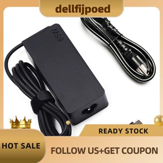 【dellfijpoed】อะแดปเตอร์ชาร์จแล็ปท็อป 65w USB Type C ปลั๊ก US สําหรับ Lenovo Chromebook 100E ThinkPad T480 T580 Yoga C930