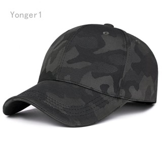 Yonger ใหม่ หมวกเบสบอล ผ้าฝ้าย ลายพราง ปรับได้ แฟชั่นปีนเขา เดินป่า กลางแจ้ง สําหรับผู้ชาย ผู้หญิง