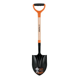 TRUPER 102456 ROUND POINT SHOVEL WIDE D HANDLE