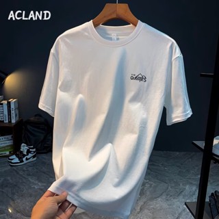 Acland เสื้อยืดผู้ชาย ผู้ชายเสื้อเชิ้ต เสื้อยืด ผ้านุ่ม ใส่สบาย ไม่หด ไม่ต้องรีด MTX2390KHD 37Z230912