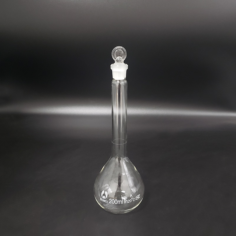Volumetric flask with stopper 5ml/10ml/25ml/50ml/100ml/200ml/250ml/500ml/1000ml/2000ml/5000ml,Volume