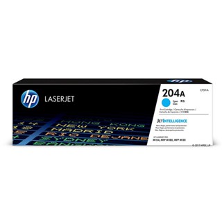 ผงหมึกโทนเนอร์ 204A ฟ้า HP CF511A