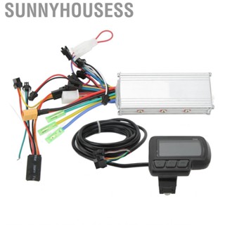 Sunnyhousess Scooter Controller LCD Panel Kit Low Noise Aluminum Alloy 36V 48V 500W for 22.5mm Diameter Handlebars