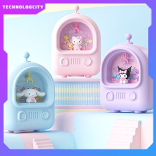 Sanrio กระปุกออมสิน ลายการ์ตูนหมูน่ารัก มีไฟกลางคืน ชาร์จ Usb สําหรับห้องนอนเด็ก วางข้างเตียง ของขวัญวันหยุดเด็ก