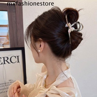 Mxfashione โบว์ กิ๊บติดผม สวยหรู เรียบง่าย สําหรับผู้หญิง