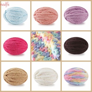 Nedfs ไหมพรมถักโครเชต์ Chenille หนานุ่ม 2 ซม. หลายสี