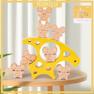 [Kokiya] บล็อคตัวต่อ Montessori Balance Game Balancing สําหรับเด็กทุกเพศ