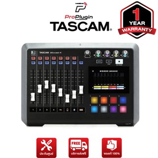 Tascam mixcast 4 Podcast Mixer, Recorder, and USB Audio Interface (ProPlugin)