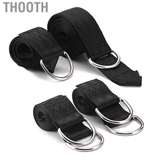 Thooth Hammock Hanging Chair Strap High Strengthened Polyester Swing Hangers Straps Kit for Outdoors