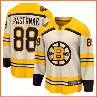 Fb NHL Boston Bruins Away Jersey ครบรอบ 100 ปี เสื้อแขนยาว พลัสไซซ์