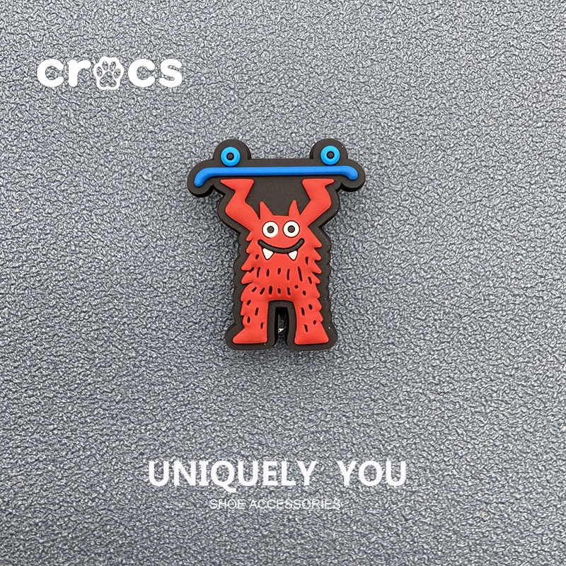 Crocs jibbitz หัวเข็มขัด ลายการ์ตูนมอนสเตอร์ ดอกไม้น่ารัก สไตล์เกาหลี แฟชั่น สําหรับตกแต่งรองเท้าแตะ