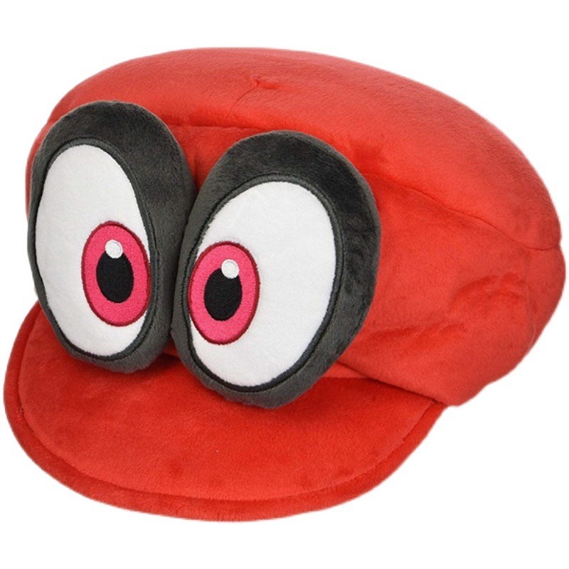 หมวก Super Mario Bros คอสเพลย์ Odyssey Red Cappy Plush ขนาด 16 ซม. สำหรับของขวัญเด็ก