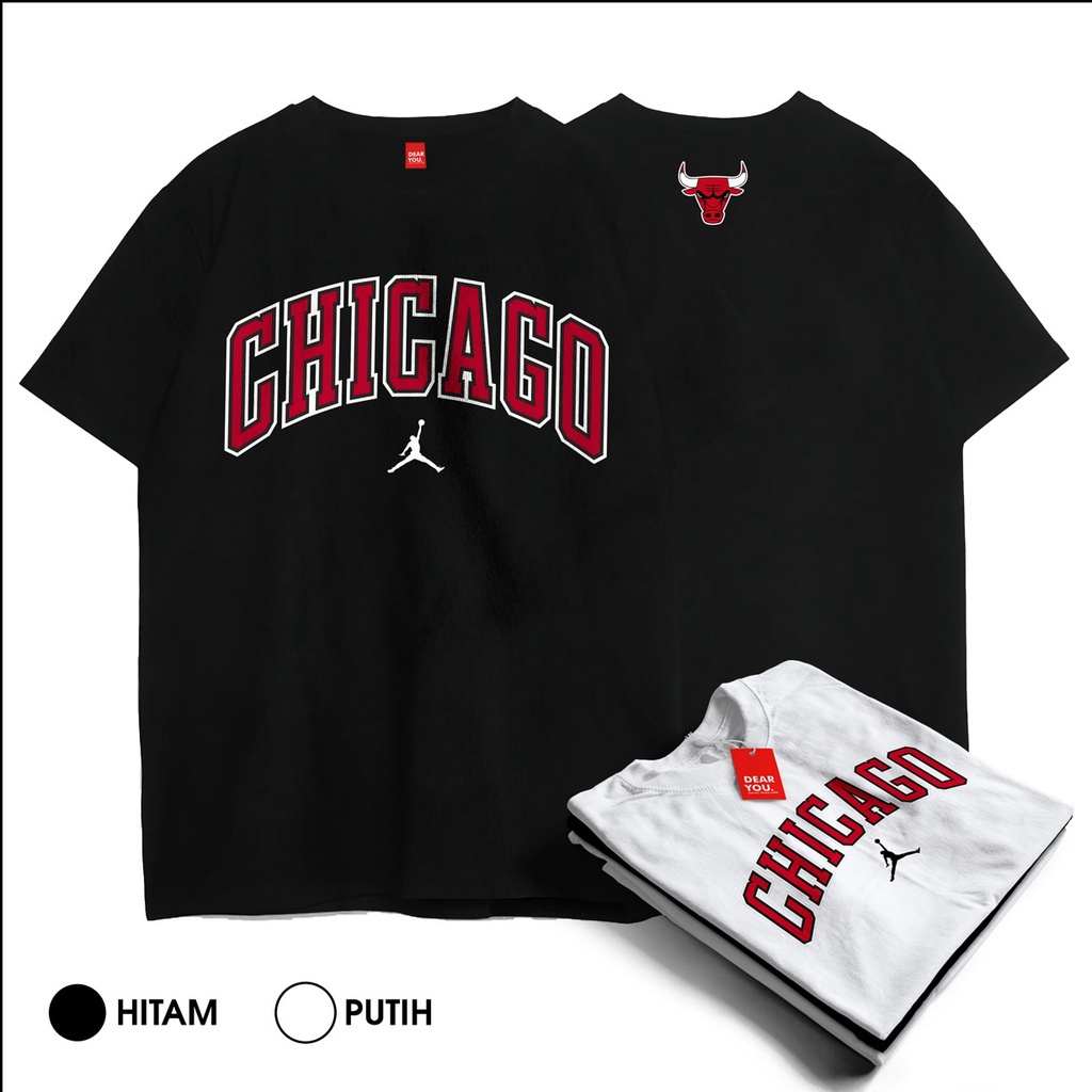 #YADIMIDI# เสื้อยืดแขนสั้นคอกลมDearyoustore - Chicago Bulls เสื้อยืด ผ้าฝ้าย ของแท้ ยุค 1010.3💋
