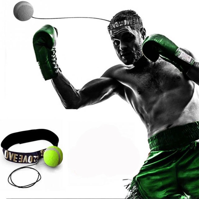 Boxing Reflex Ball Training Speed Booster Reflex Ball Headband - MN