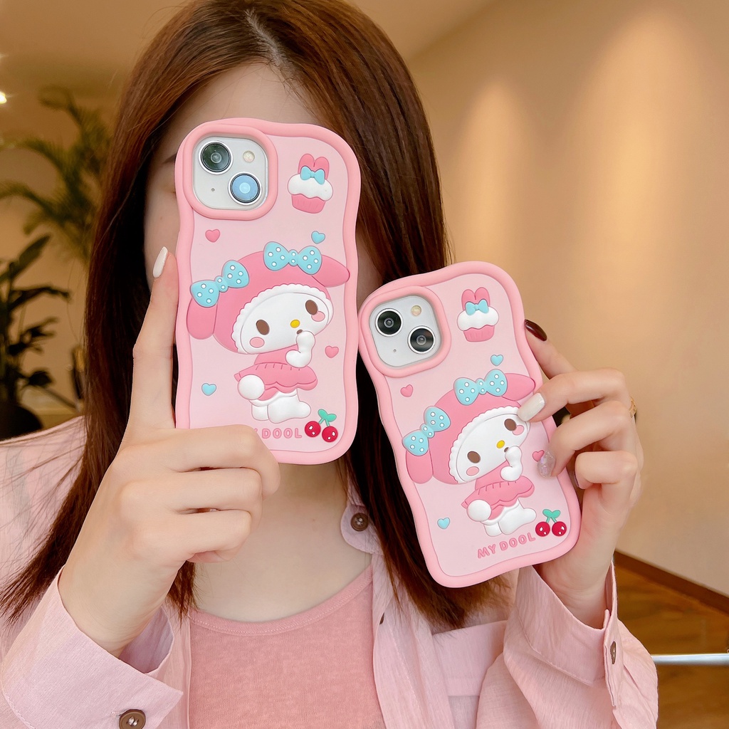 ใหม่ เคสโทรศัพท์มือถือ ซิลิโคนนิ่ม กันกระแทก ลายการ์ตูน MY DOLL Melody สําหรับ 15PRO max 15PRO 1514 14PRO max 13 12PRO max 13pro max 11