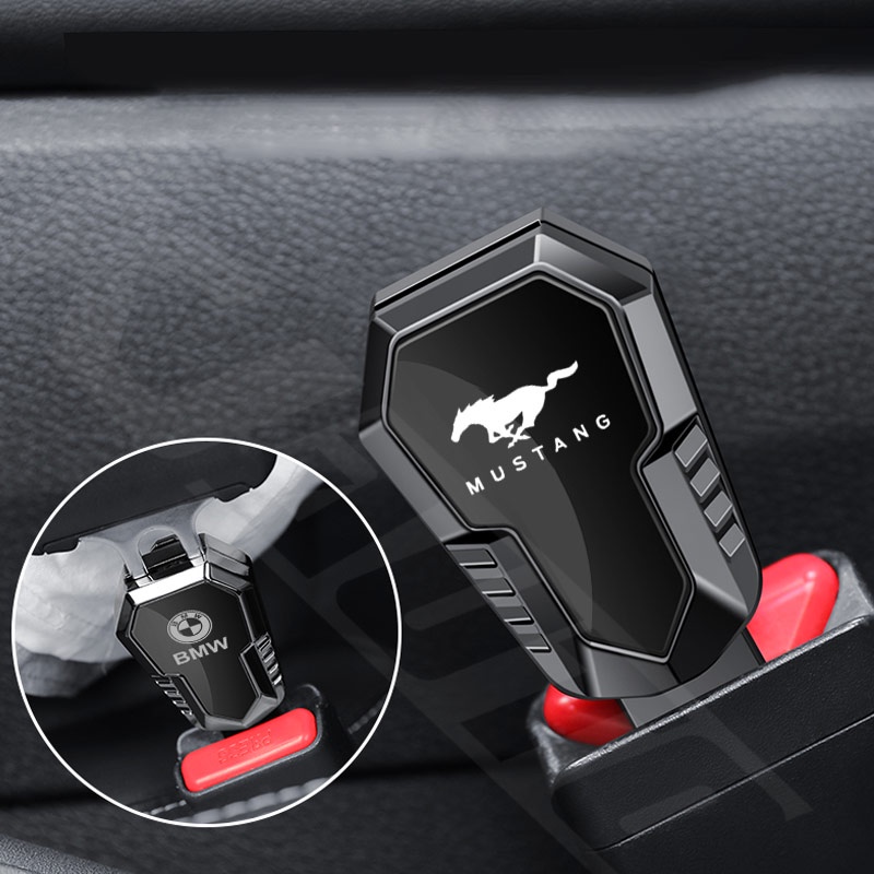 คลิปหัวเข็มขัดนิรภัย โลหะผสมสังกะสี สําหรับ Ford Mustang STline Racing ราคา ถูกที่สุด ดีลบีเคเค แกลเลอรีภาพที่ 4