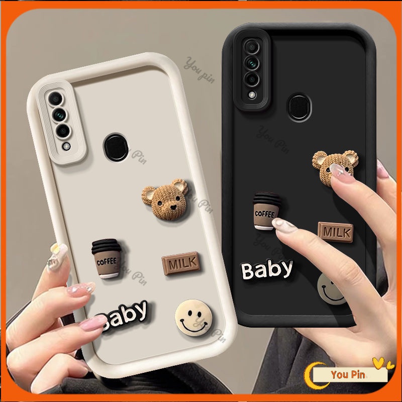 เคสโทรศัพท์มือถือ ลายการ์ตูนหมี 3D แฮนด์เมด DIy สําหรับ Oppo A31 2020 A8