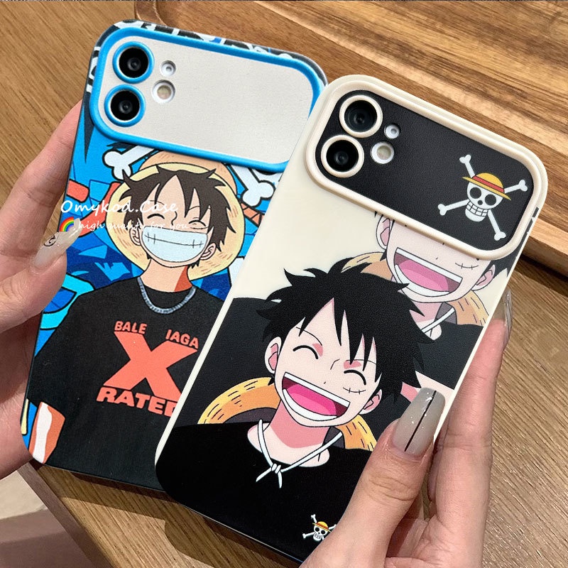 🌈Ready Stock🏆Compatible For iPhone 15 14 13 11 12 Pro Max  iPhone 7 8 XR XS X  SE 2020 Cartoon Anime Case Large Lens Protection Phone Case Soft Protection Back Cover