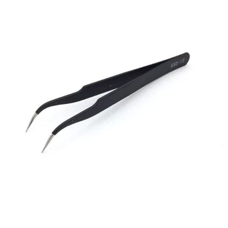 🔥แหนบ สแตนเลสสตีล (ป้องกันไฟฟ้าสถิต) Tweezer ESD-12 ตรง / ESD-15 โค้ง🔥