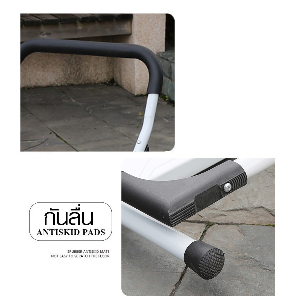 Lookpat_Mall-HUMMER บันไดเหล็กมือจับ 3ขั้น รุ่น LF005 สีดำ ยอดขายอันดับหนึ่ง - รูปที่ 3