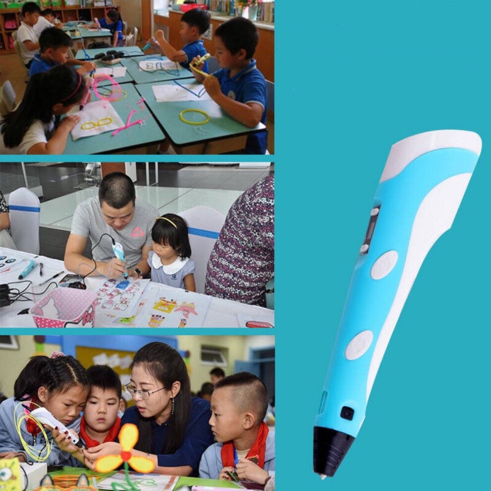 🔥พร้อมส่ง🔥ปากกาวาดภาพ 3มิติ ปากกาวาดรูป Pen Drawing ปากกา 3D พร้อมอุปกรณ์