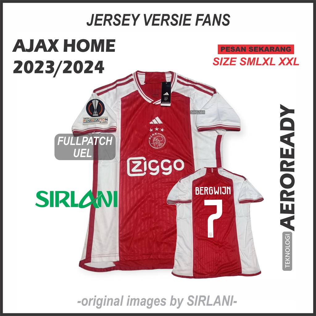 AJAX HOME JERSEY 2023 2024 AJAX HOME FOOTBALL JERSEY 23 24