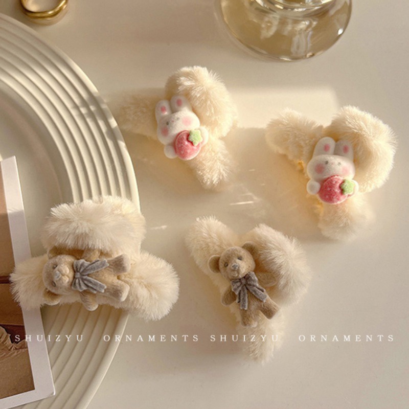 กิ๊บติดผม รูปกระต่ายน่ารัก ขนาดเล็ก เหมาะกับฤดูใบไม้ร่วง และฤดูหนาว สําหรับเด็กผู้หญิง - รูปที่ 5