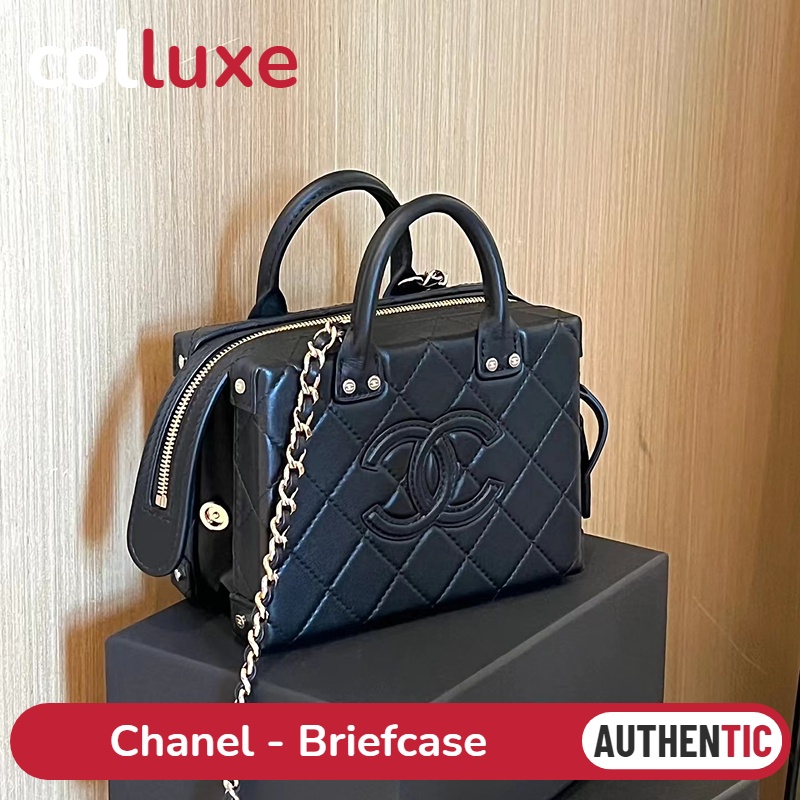 แบรนด์ใหม่และเป็นของแท้/ชาแนล Chanel สุภาพสตรี/กระเป๋าเอกสาร/กระเป๋าถือ/กระเป๋าเครื่องสำอาง
